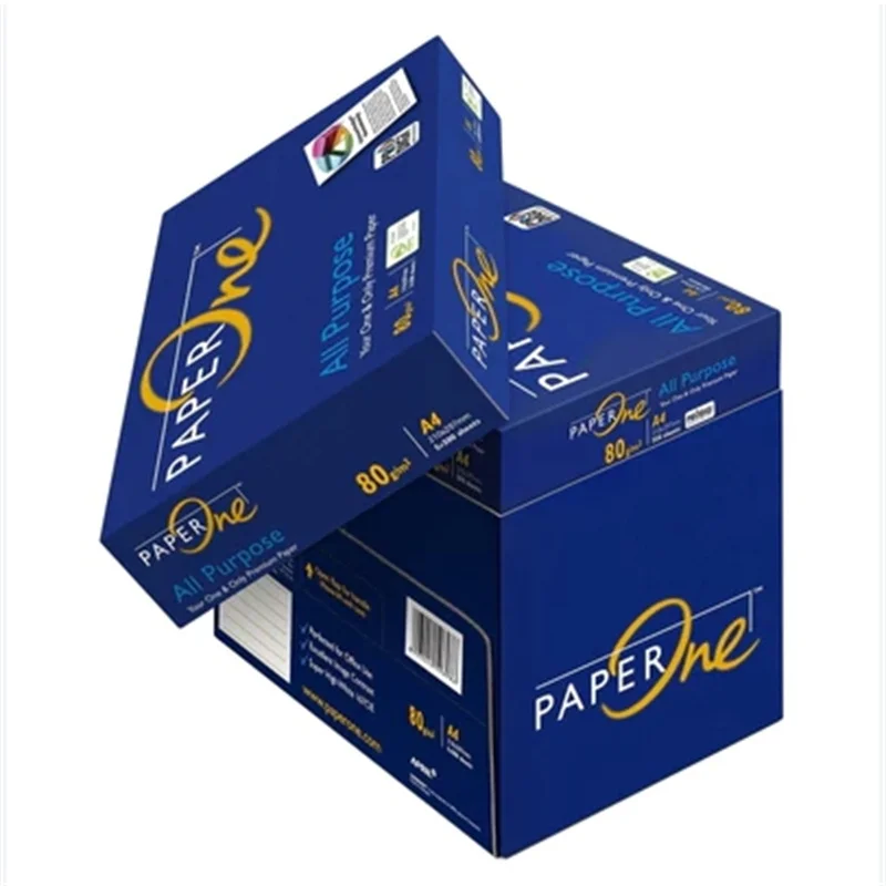 Wholesale Wood Pulp Printing Paper White A4 Size 500 Sheets 70 75 80 Gsm Copy A4 Paper From Thailand