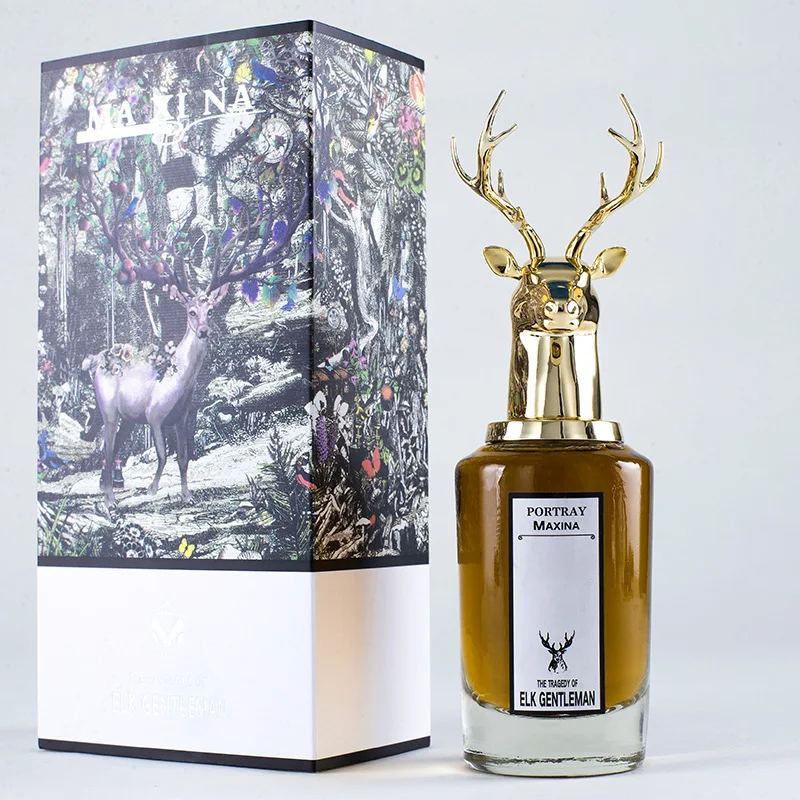 Original brand 100ml Beast Head Elk Animal Perfume Lord George Tragedy Long Lasting EDP Perfume cologne Perfume for Men