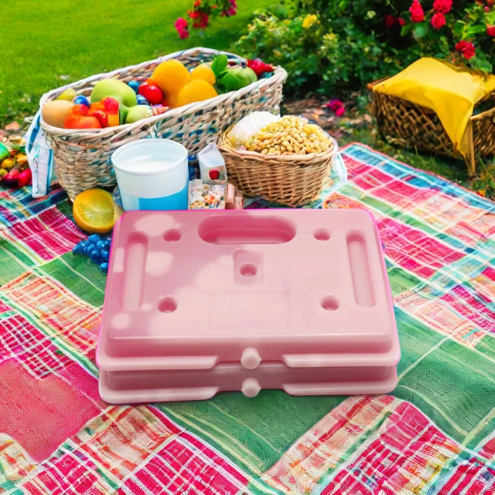 Wholesale 1600ml Insulated Cooler Block Thermal PCM Phase Change Material Rigid Ice Cold Pack for Food and Vaccine Carrier