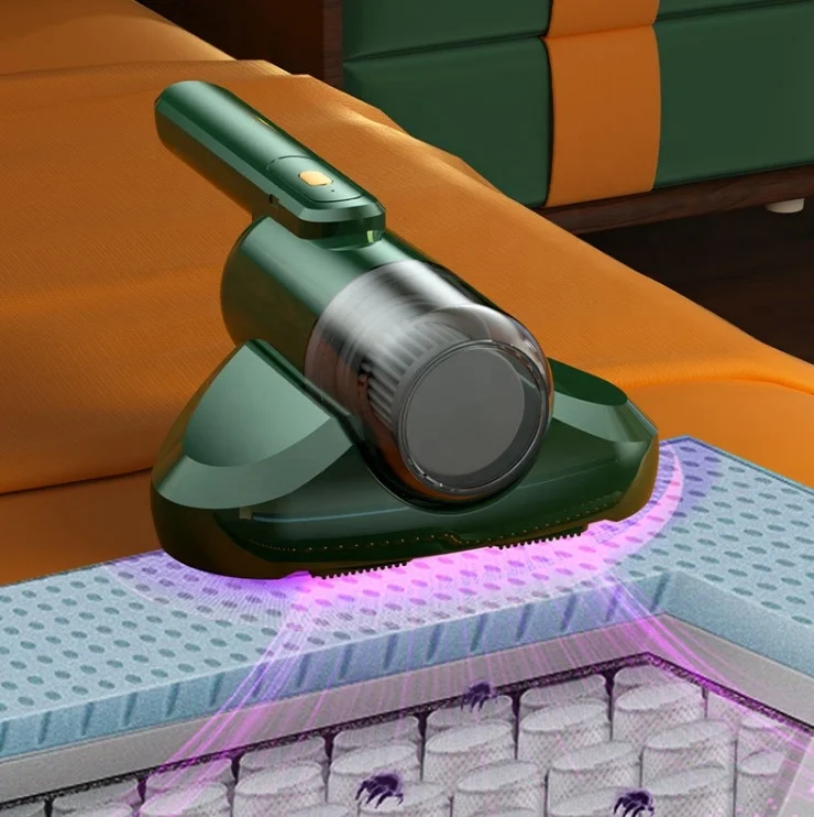 Mite remover Household small mite remover Handheld wireless USB charging ultraviolet mite remover Bed vacuum cleaner