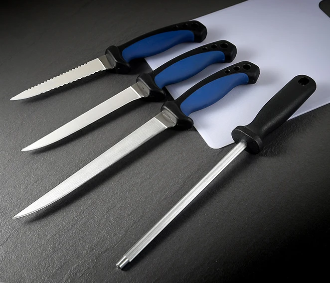 Frichy XN261 Fishing Cutting Knife Fishing Fillet Knife Combo for Kitchen and Camping