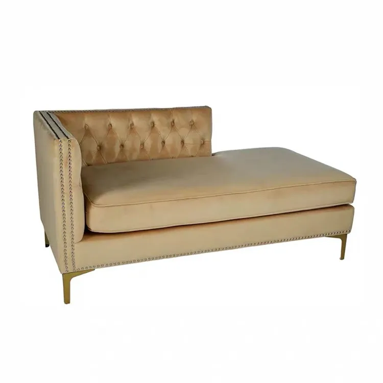 Living Room Recliner Chair, Pink Velvet Lazy Sofa Chair, Luxury Upholstered Accent Chair