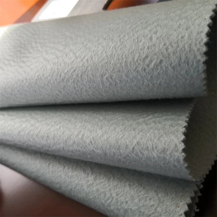 Water Ripple non-dyeing natural coffee color cashmere lady coat fabric warm lithe commuting routine