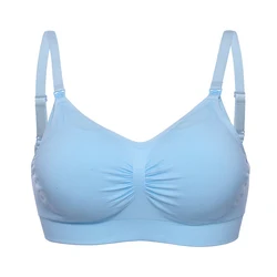 Ama Larsi Wholesale Athletic Wear Women Breathable Soft Maternity Nursing Sports Bra