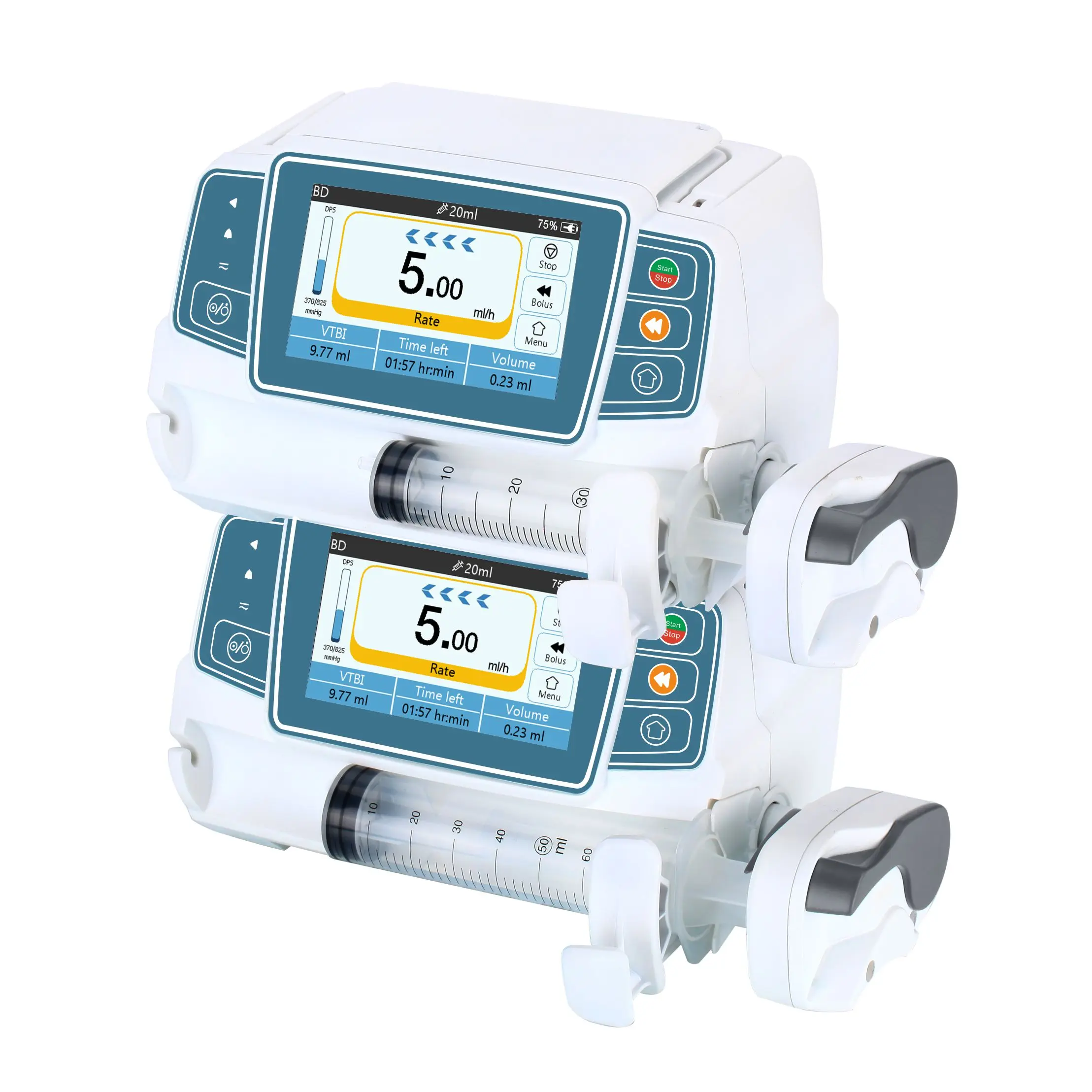 
Clinic hospital medical Stackable Single channel Syringe Pump price 