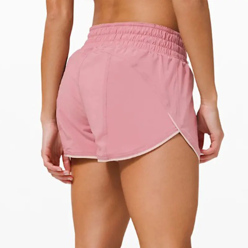 2020 New Pink Leisure Spandex Woman Training Jogger Workout Shorts with Pockets