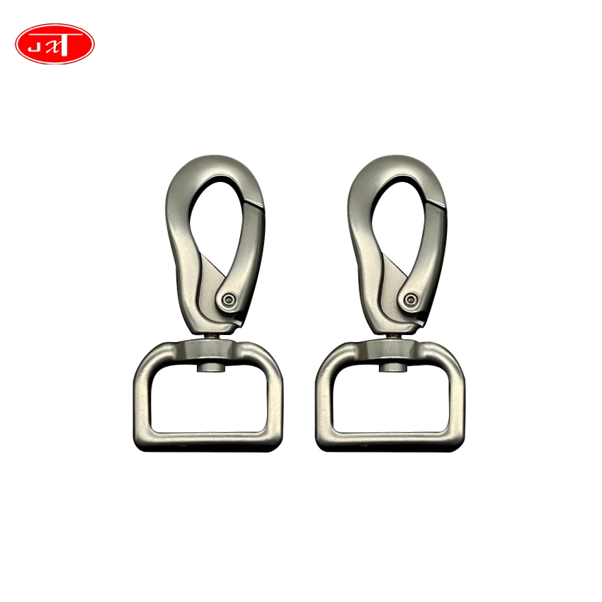 wholesale snap hook carabiner lanyard Zinc alloy Metal Swivel Hook for dog Leash Handbag lanyard