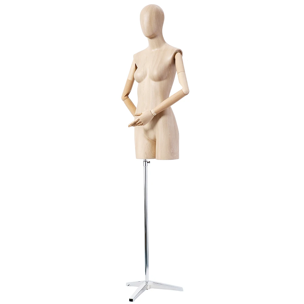 RuiChen  Latest Shop Fittings and Display Dummy Torso Mannequin Body Dress Form Female Mannequin