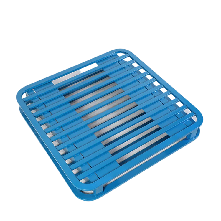 Factory customized sales Transportation Rounded logistics tray Double sided forked full steel pallet