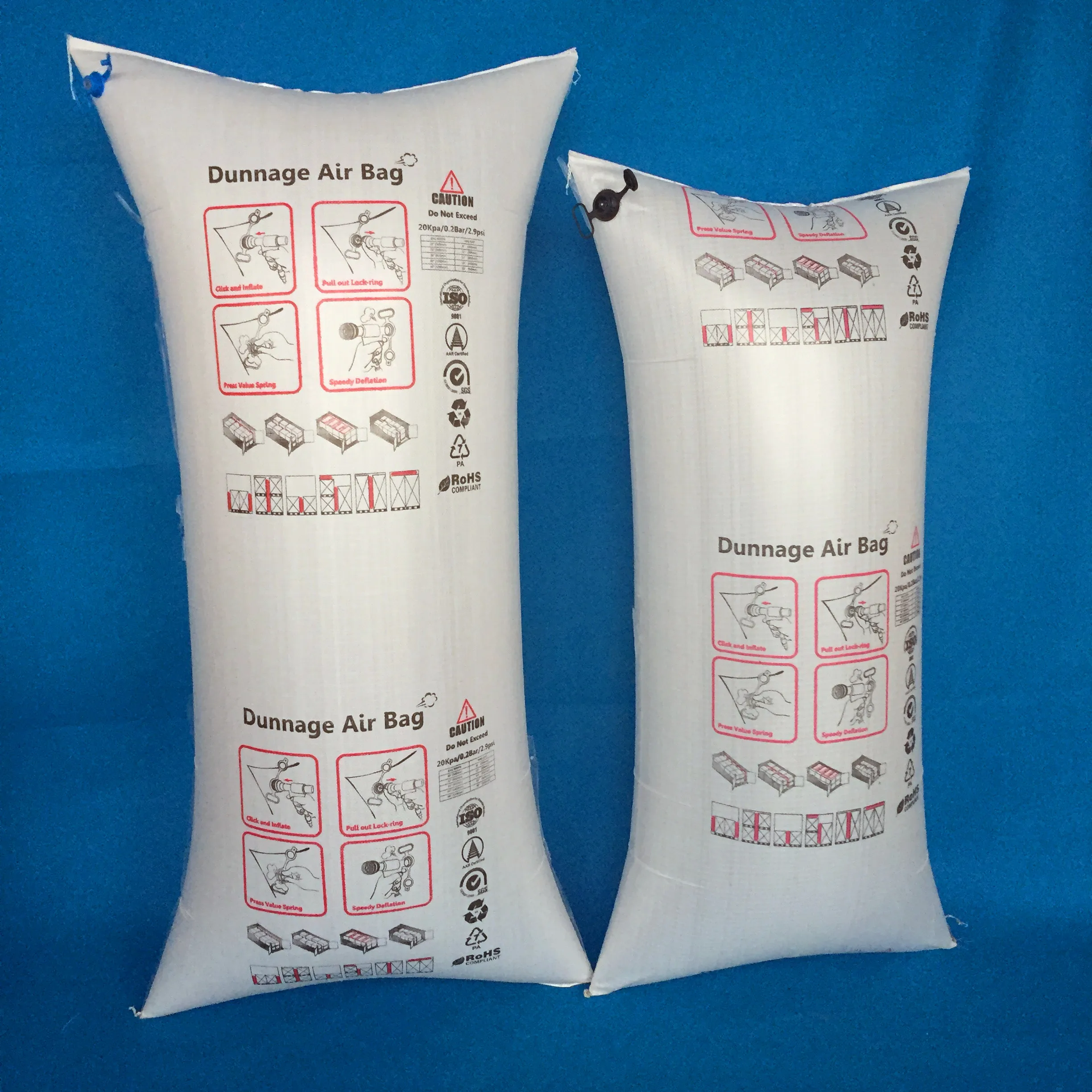 Dreammao China Factory 90*120CM PP Woven Dunnage Bags Air Bags for Cargo Care Safe