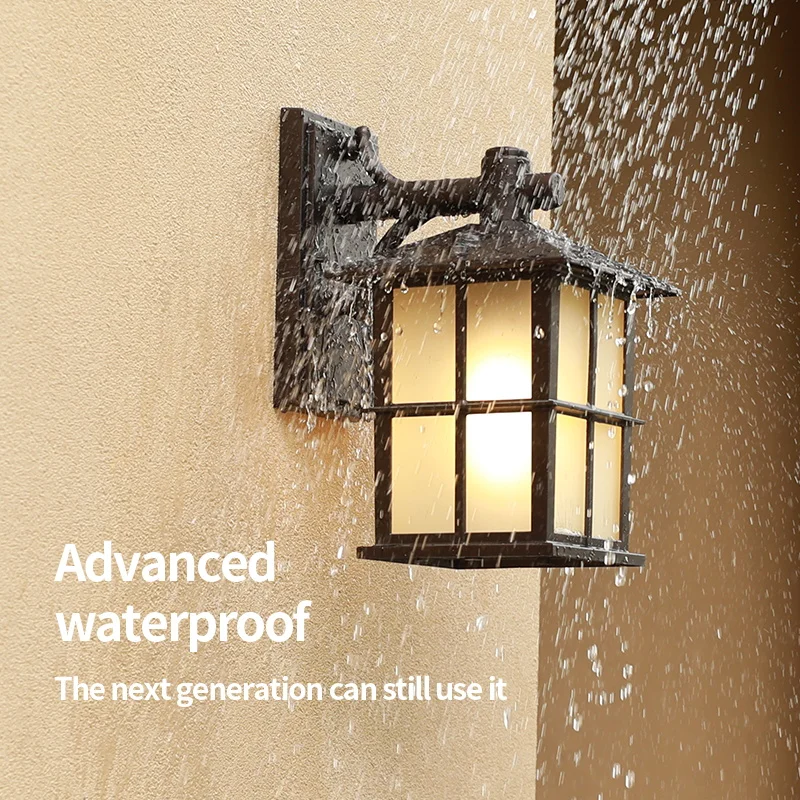 aisle wall lamp waterproof retro balcony outdoor wall interior light