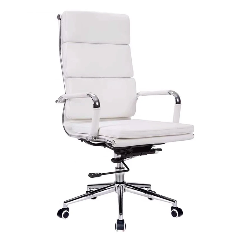 Modern high back ergonomic leather executive upholstered office computer chair