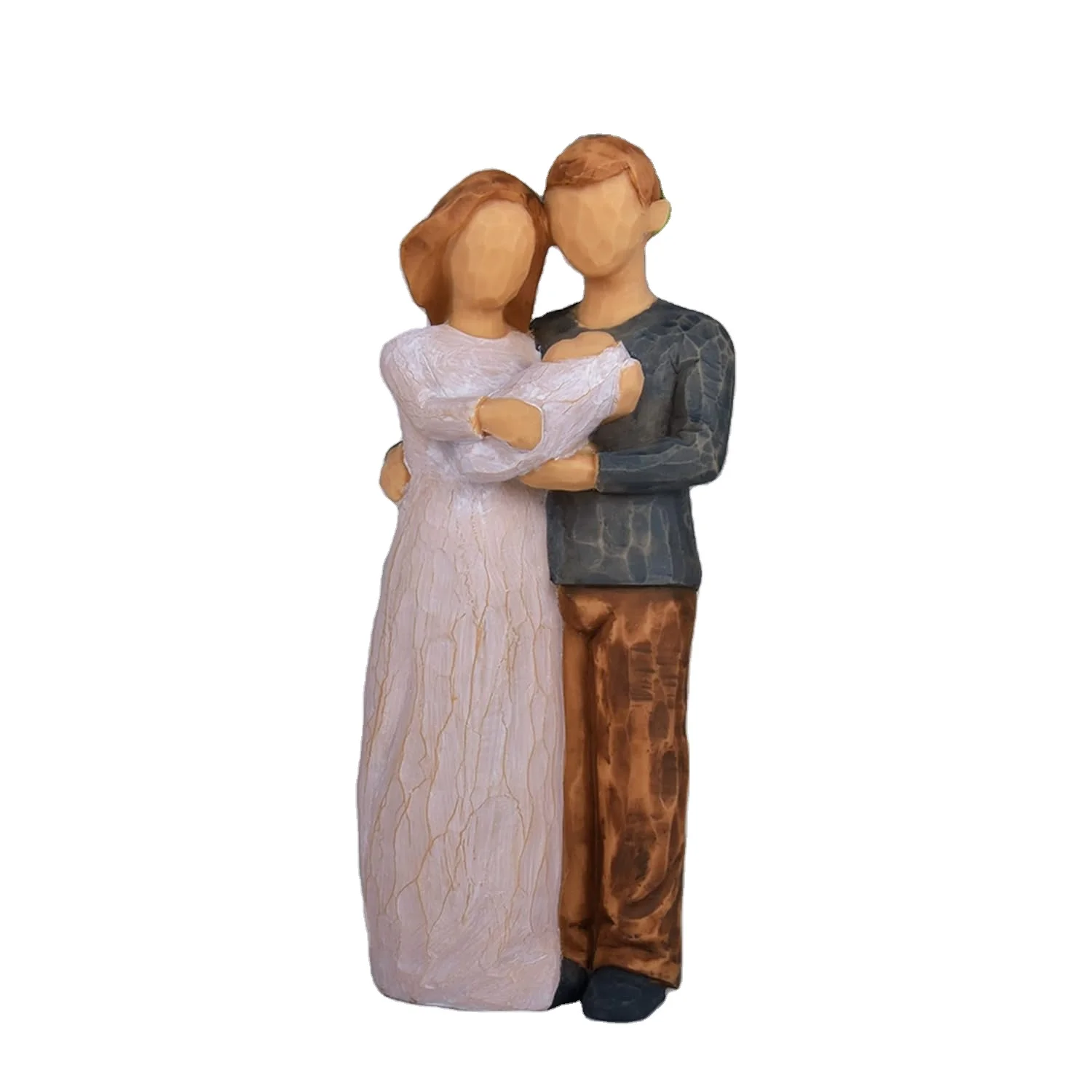 Willow Tree Family Together Figure Sweet Loving Together Couple and Baby Collectible Figurines Love Family Statue & Sculpture