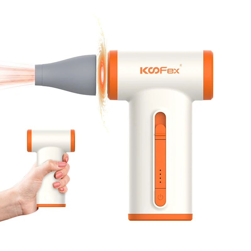 KooFex Lightweight Keyboard Cleaner High Power 130000 rpm Compressed Air Duster 4 Gear Adjustable Rechargeable Mini Jet Fan
