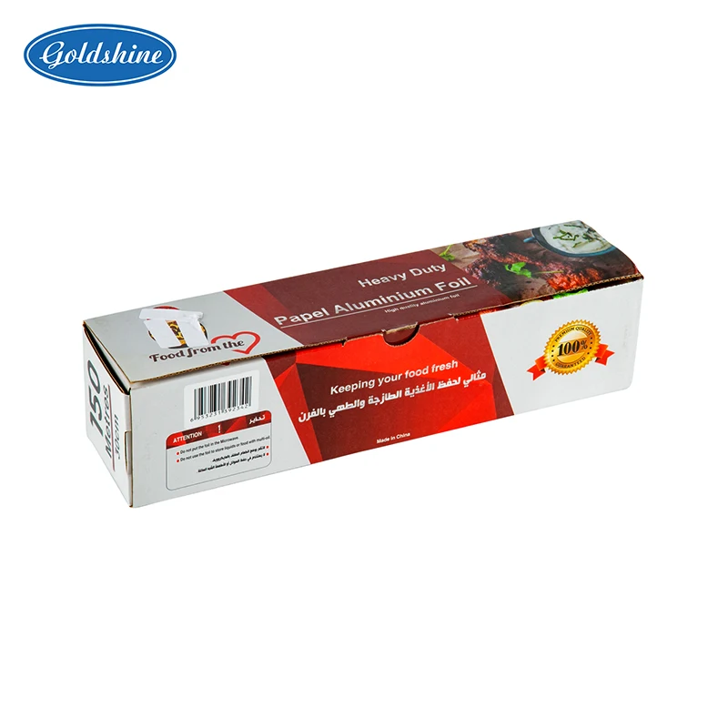 Disposable Environmental Friendly and Recycled Aluminum Foil Wrap Foil Food Wrapping