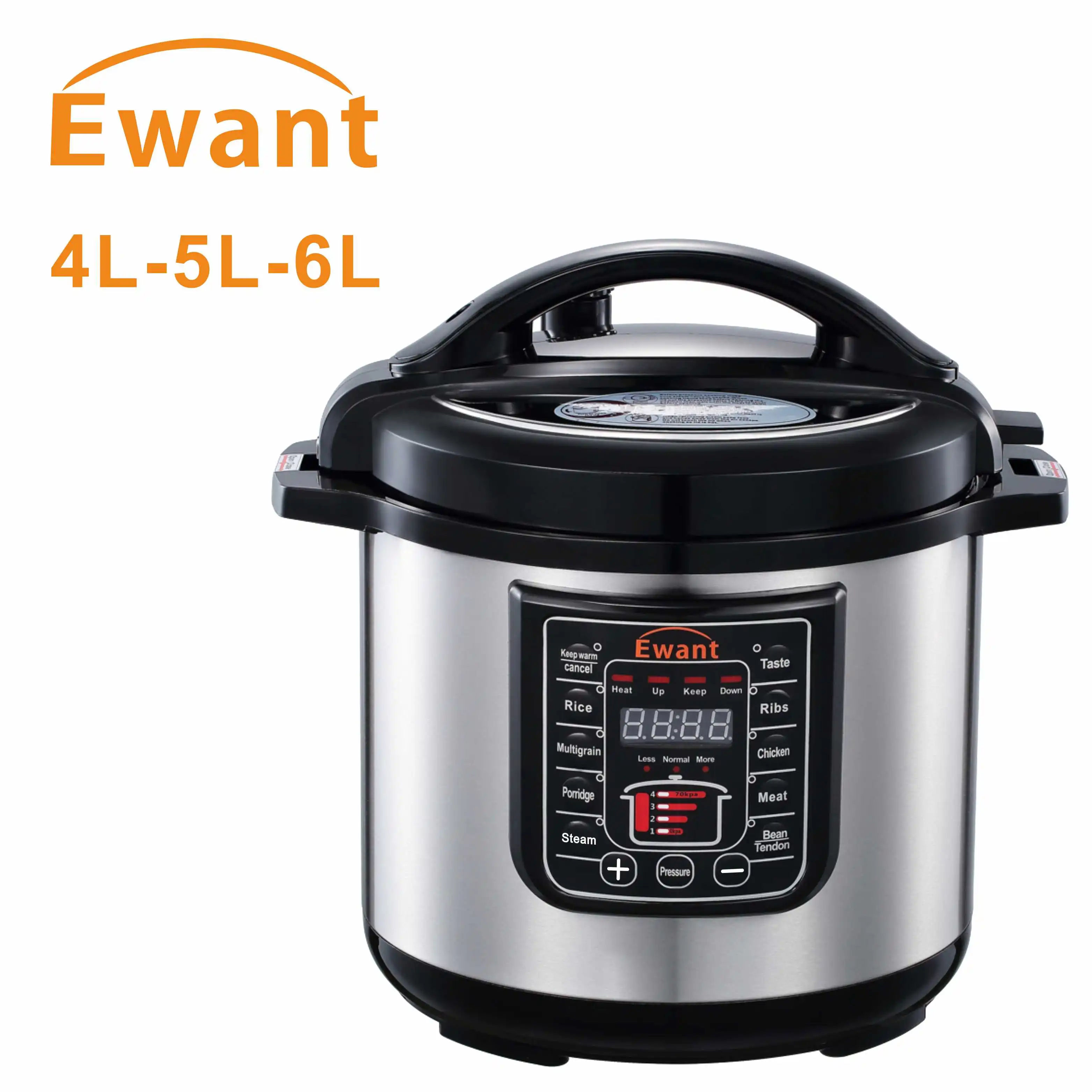Ewant 4L 5L 6L 8L Buy Electric Pressure Cooker Multipurpose Stainless Steel Fast Pot Digital Pressure Cooker