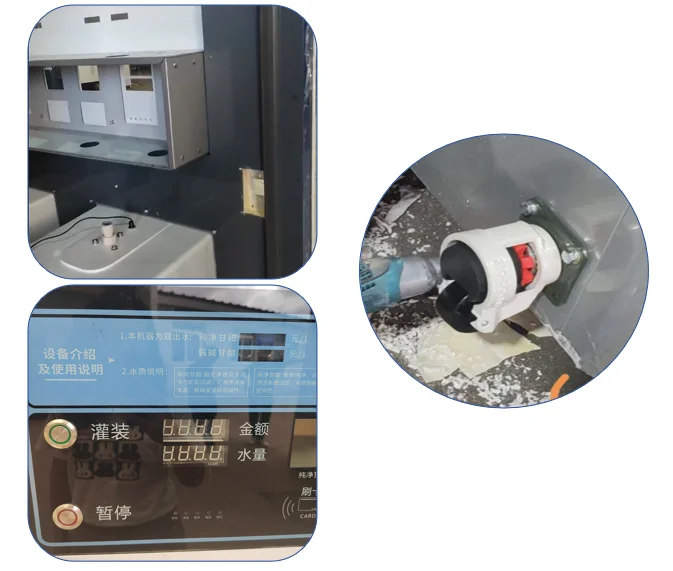 Factory 800GPD Outdoor Reverse Osmosis System Vending Machine Water Purification Vending Machines for Community