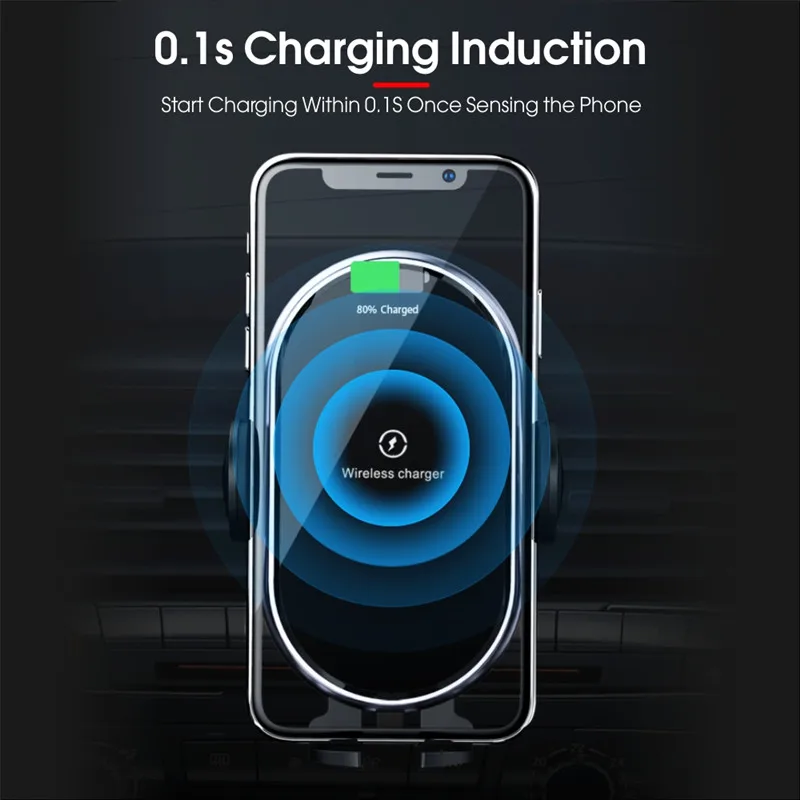 Factory universal Fast Charging Wireless car Charger Holder