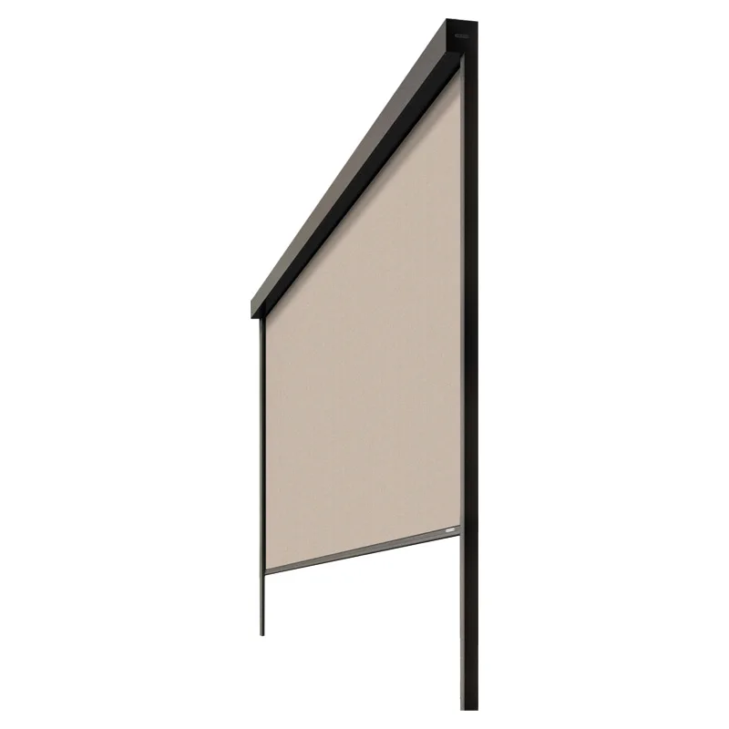 Удаленные наружные изоляционные жалюзи на молнии выдвижные оконные экраны противомоскитные дорожки моторизованные водонепроницаемые