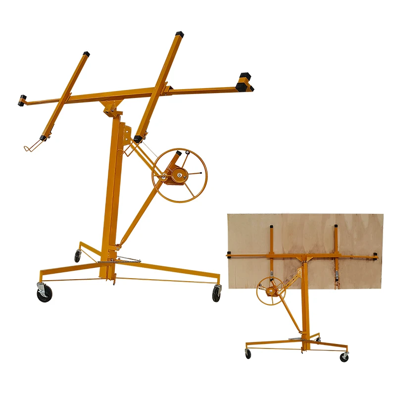 Ce Steel Material Telescopic Arm 11ft 68KG Sheetrock Lift Drywall Lift Panel Hoist Jack