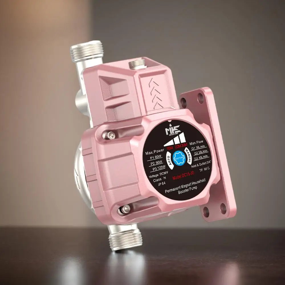 DC15 24V Domestic Hot Water for shower high pressure silent Automatic booster water pump