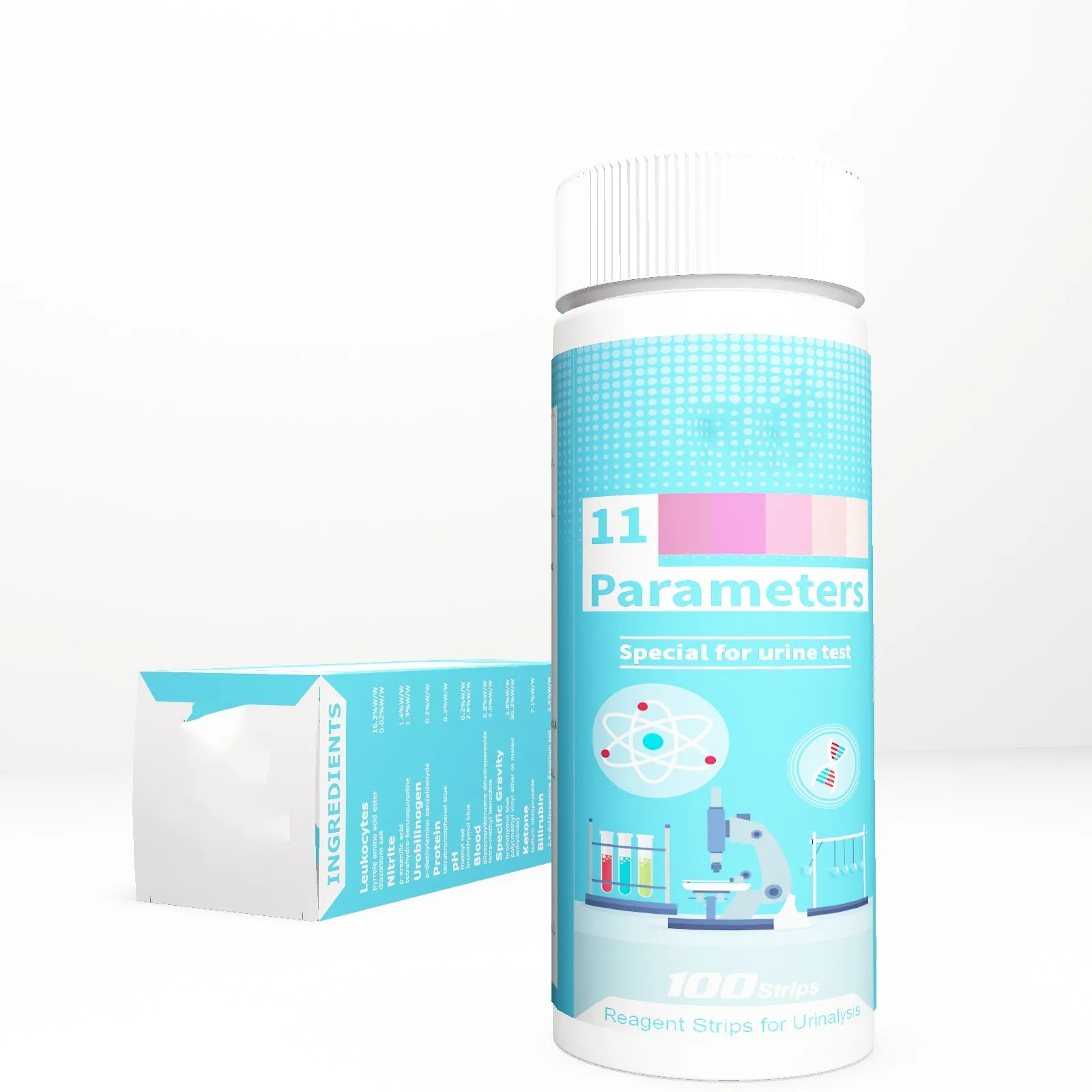 Medical Diagnostic Test Kits CE approved One Step urine test strip 11 parameter