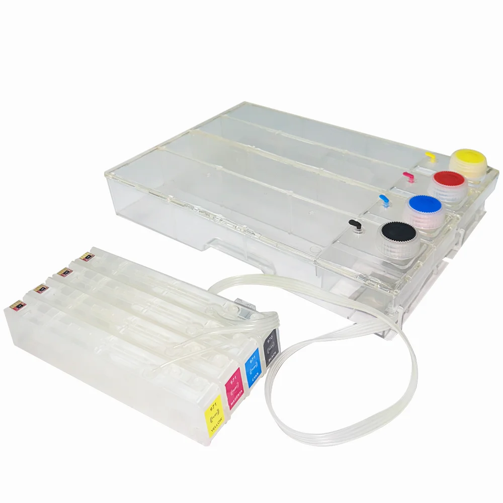 Wel-Try HP980 CISS  enterprise  hp980XL Continuous Ink Supply System Compatible with arc chip for hp x555 x585 Inkjet Printers