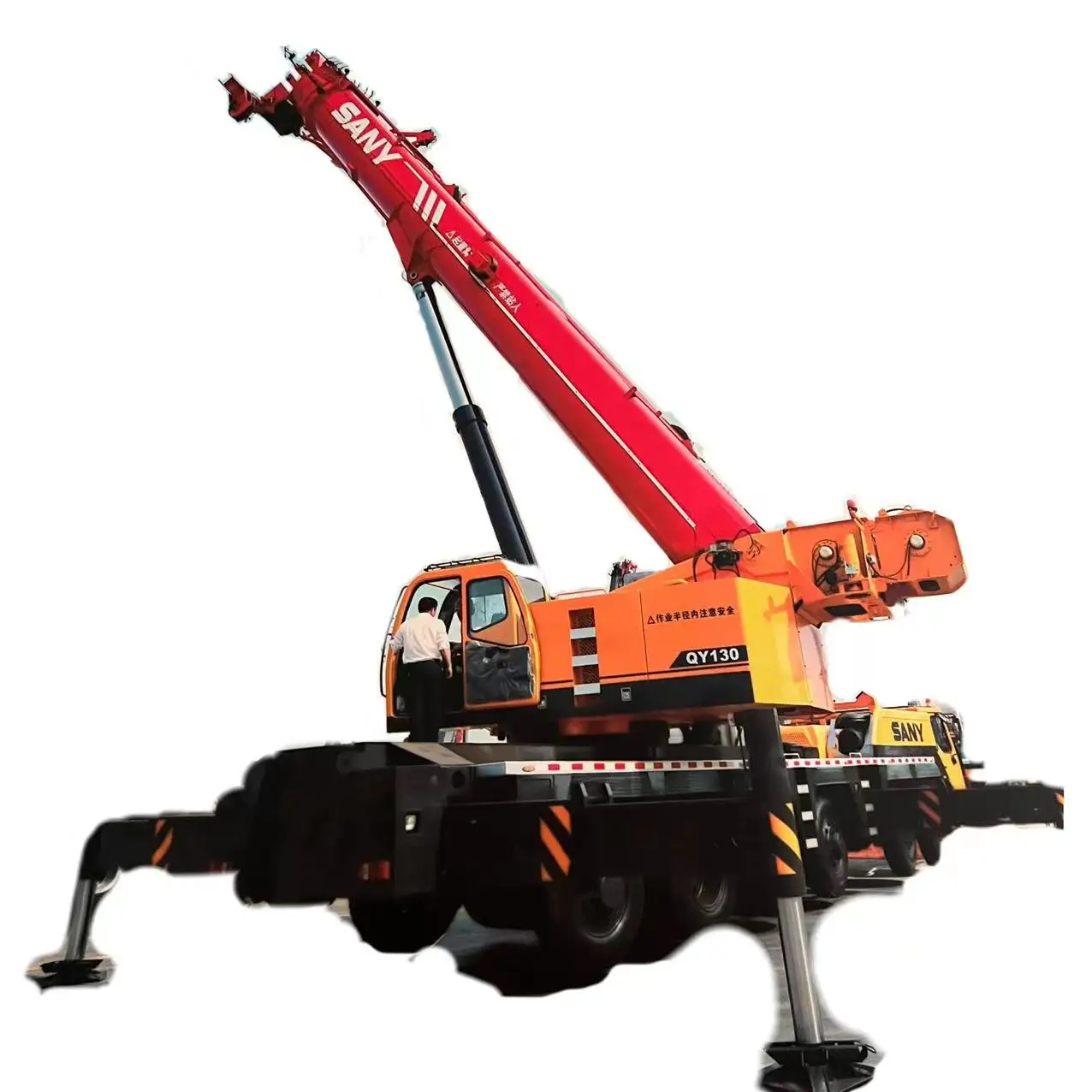 Подъемный мобильный Автокран грузоподъемностью 130 тонн, Подержанный, XCMG QY130