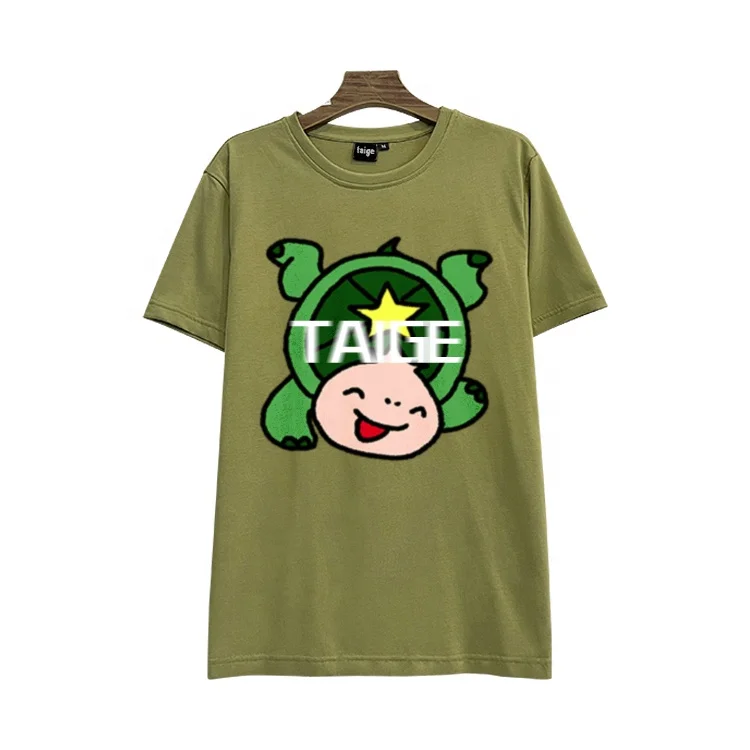 High quality 100% cotton boxy fit 240 gsm dtg printing drop shoulder custom comfort colors t-shirts for men