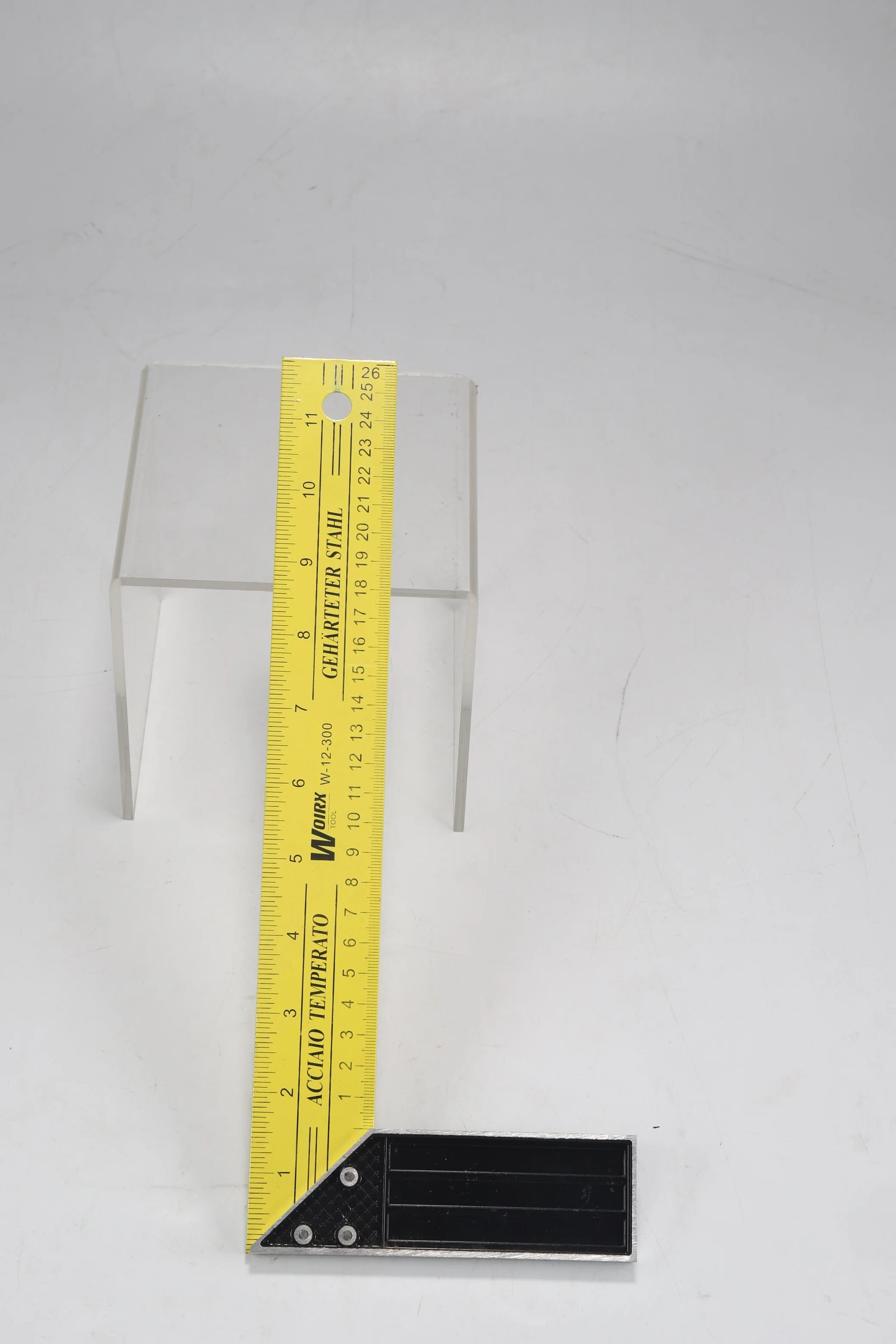 Multifunctional Angle 90 degree Aluminium base angle square Measure Wooden Ruler