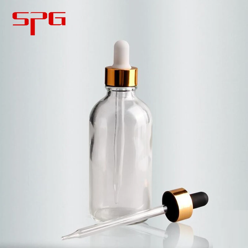 18mm 20mm Aluminium Dropper with Glass Pipette for Boston Round Bottles
