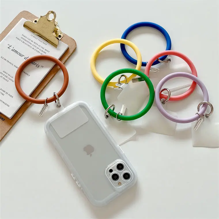 Universal Anti Falling Phone Case Patch Protect Cover Silicone Pendant Phone Anti Losing Matching Pad Mobile Phone Case Bracelet