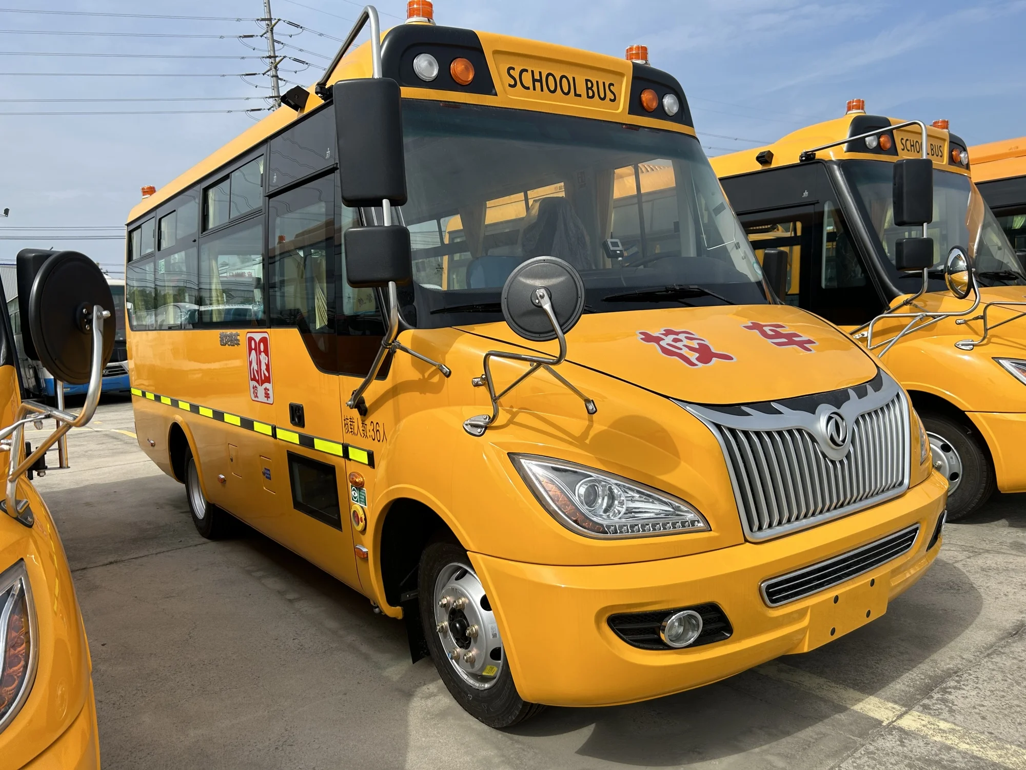 Школьный автобус на 44 места для учеников начальной школы Dongfeng EQ6750ST6D1 евро 6 школьный
