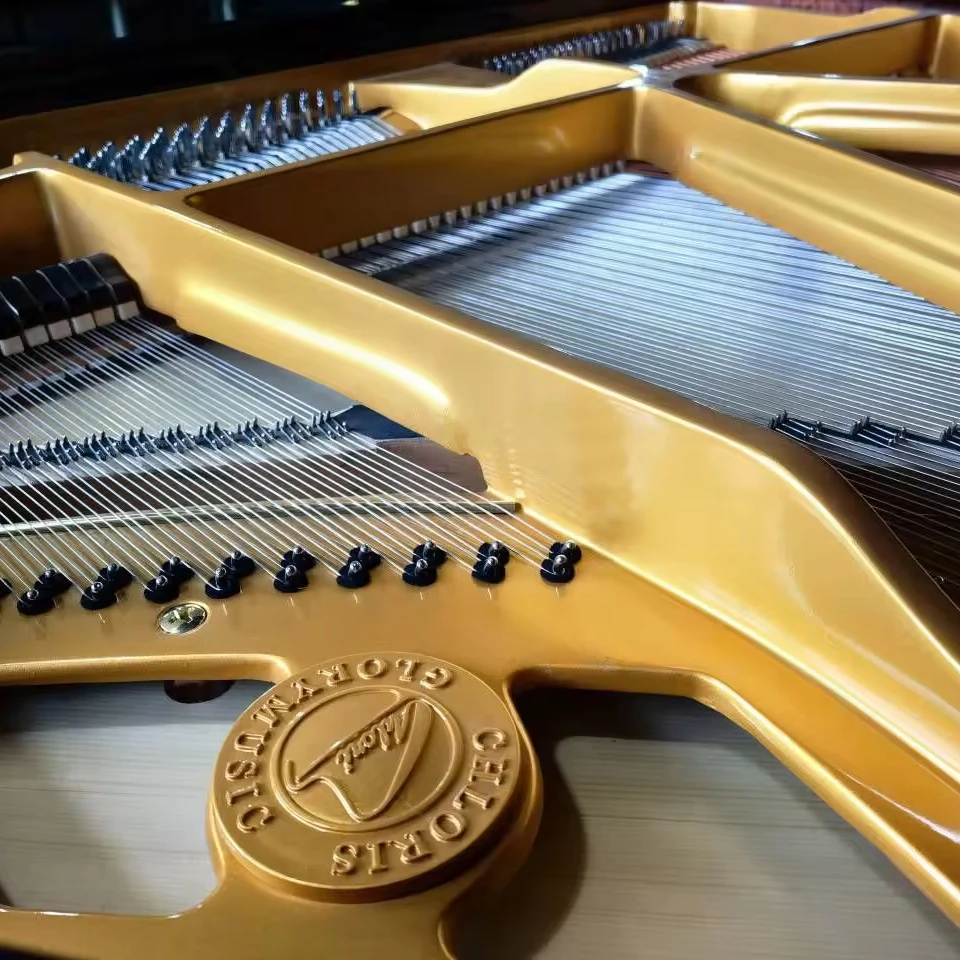 Grand Piano HG-186E black Polish Piano Keyboard with Great Sound