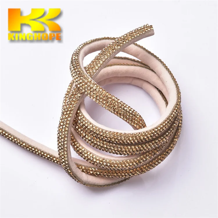 5.5CM 3 LINES 4 LINES 5 ROWS rhinestone diamond ropes strap for woman sandals vamp Capelladas
