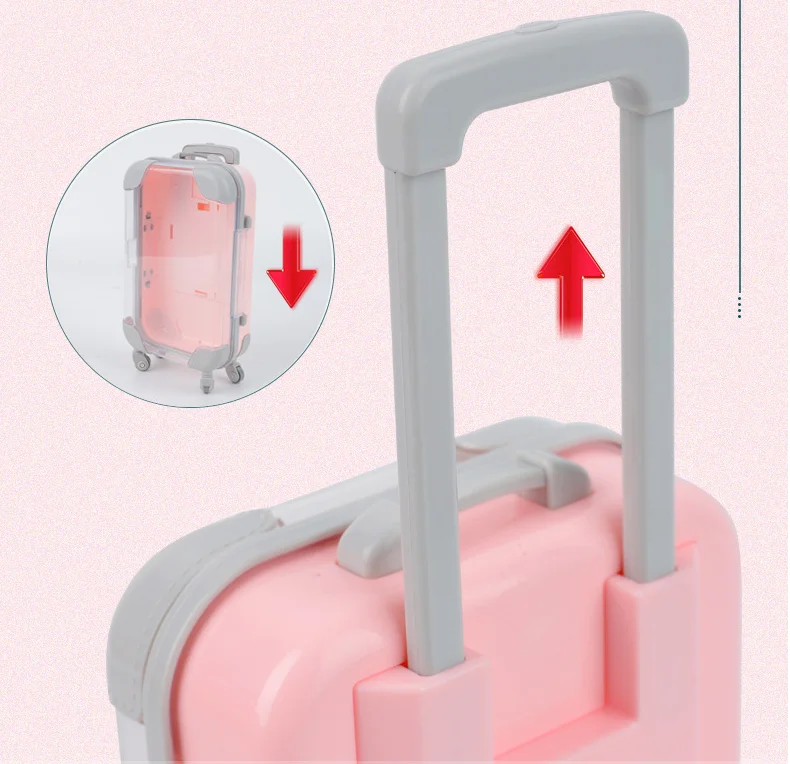 Hot Selling Mini Suitcase Box Luggage Style Storage Packing Promotional Gifts Box self defense keychain set tools Packing Box