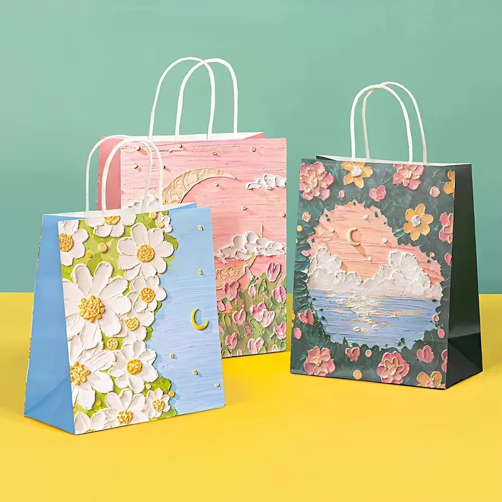 Подарочные сумки для покупок на заказ женские с принтом как сделать покупателя специальные подарки бумажный пакет