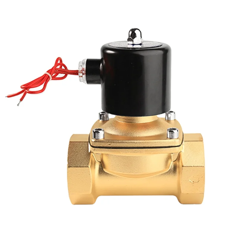 Normally Closed 2W500-50 2/2 way 2 Inch Water DC24V brass Solenoid Valve