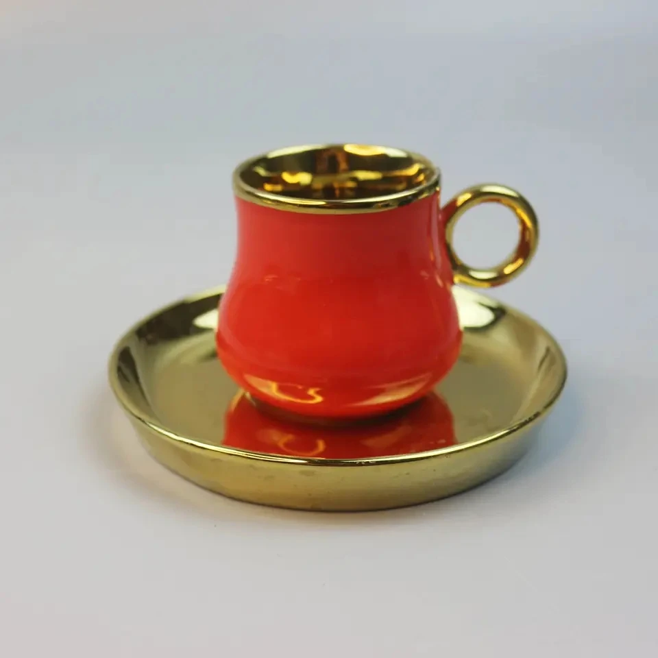 Производитель поставляет индивидуальный логотип воды эспрессо кофе чай бамбуковая основа керамическая чашка