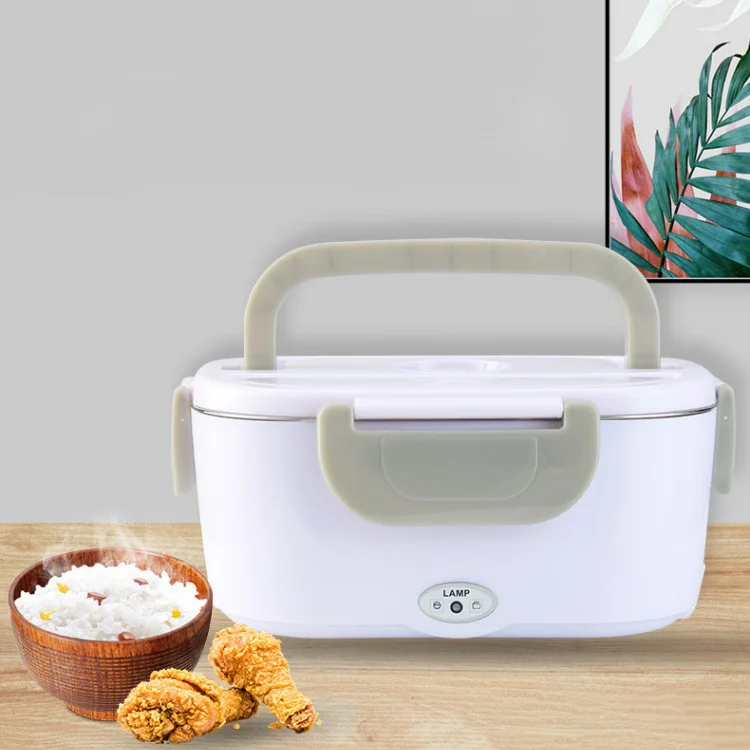 60W Food Warmer Heater Portable Electric Lunch Boxes stainless steel Container with Insulation Bag for Car Truck Office