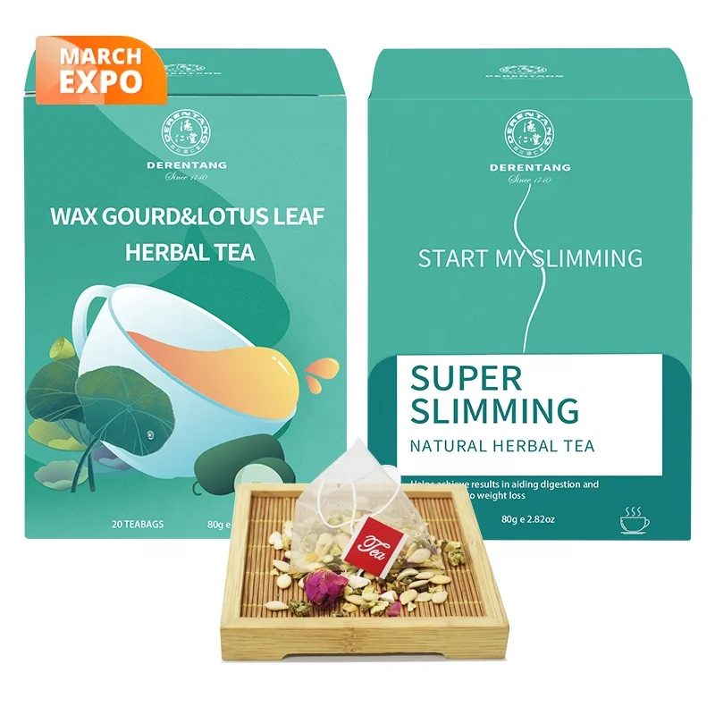
28 Days Detox Flat Tummy Tea Burn Fat Slim Tea Bag Wax Gourd Lotus Leaf Tea for Big Belly 