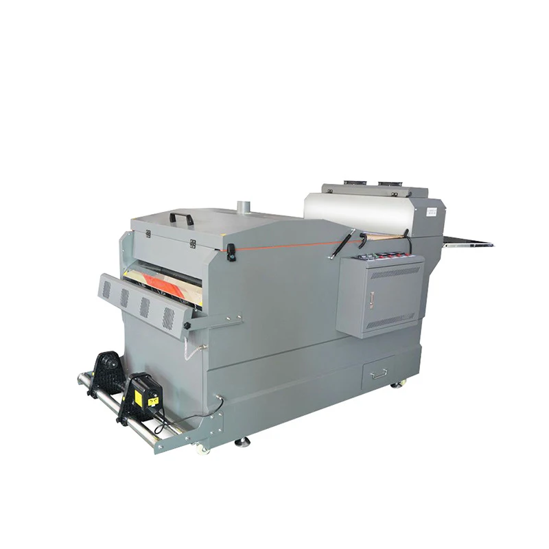 Dusting drying and fixing color integrated machine Digital hot print printer Personalized T-shirt printing film printer PET