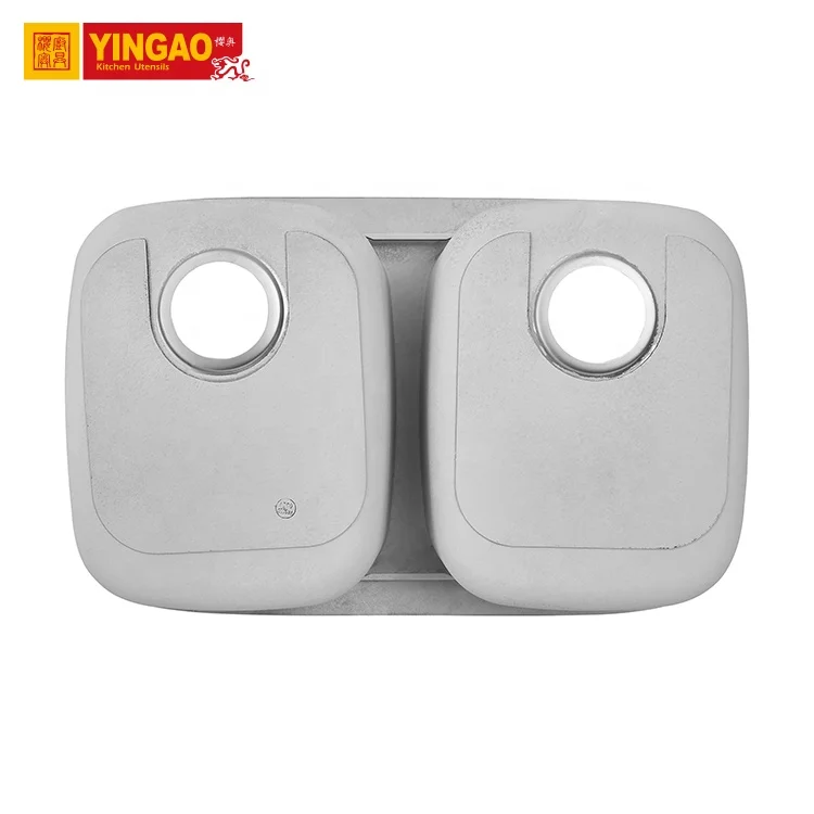 Hot sale low price sus304 double bowl stainless steel kitchen sink