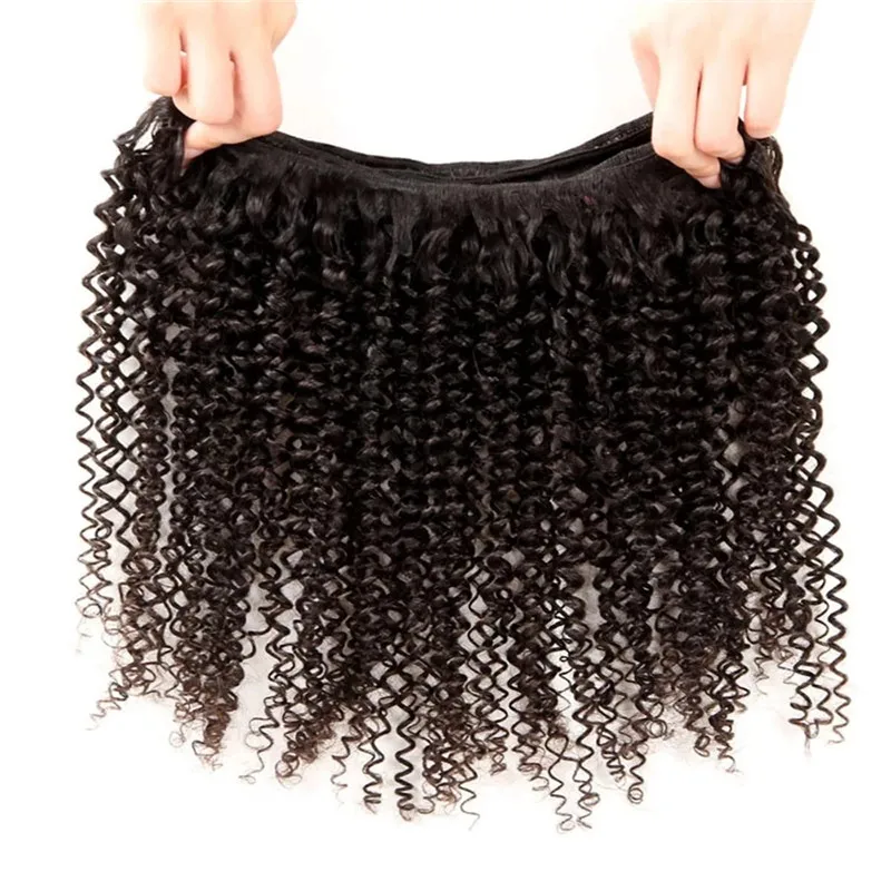 Wholesale Raw Human Hair Real Hair Extensions Deep Curly Hair Bundles Burmese Kinky Curly Bundles