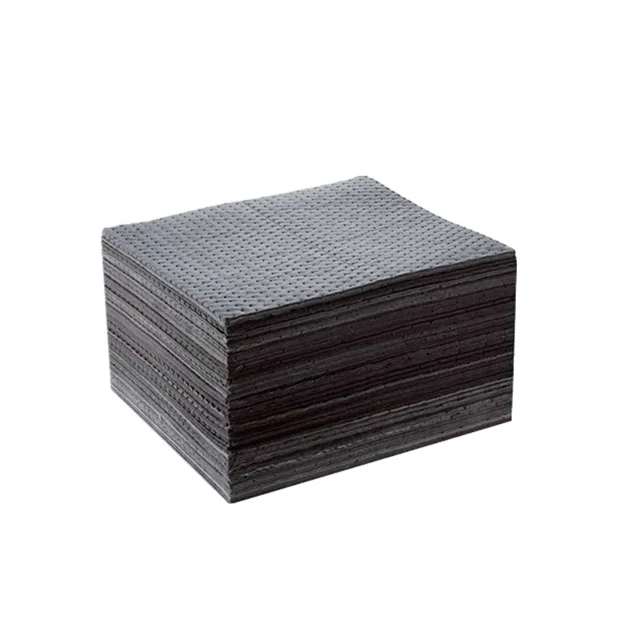 Low Price 16*20 inches Grey  Universal Absorbente Pad For Oil Fuel Coolant Chemical
