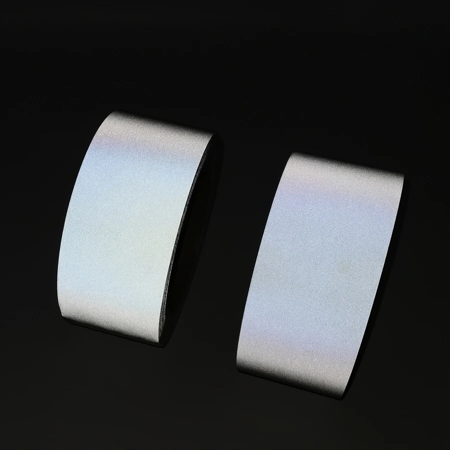 Medium Bright Economic Gray Polyester Reflective Fabric tape for safety vest