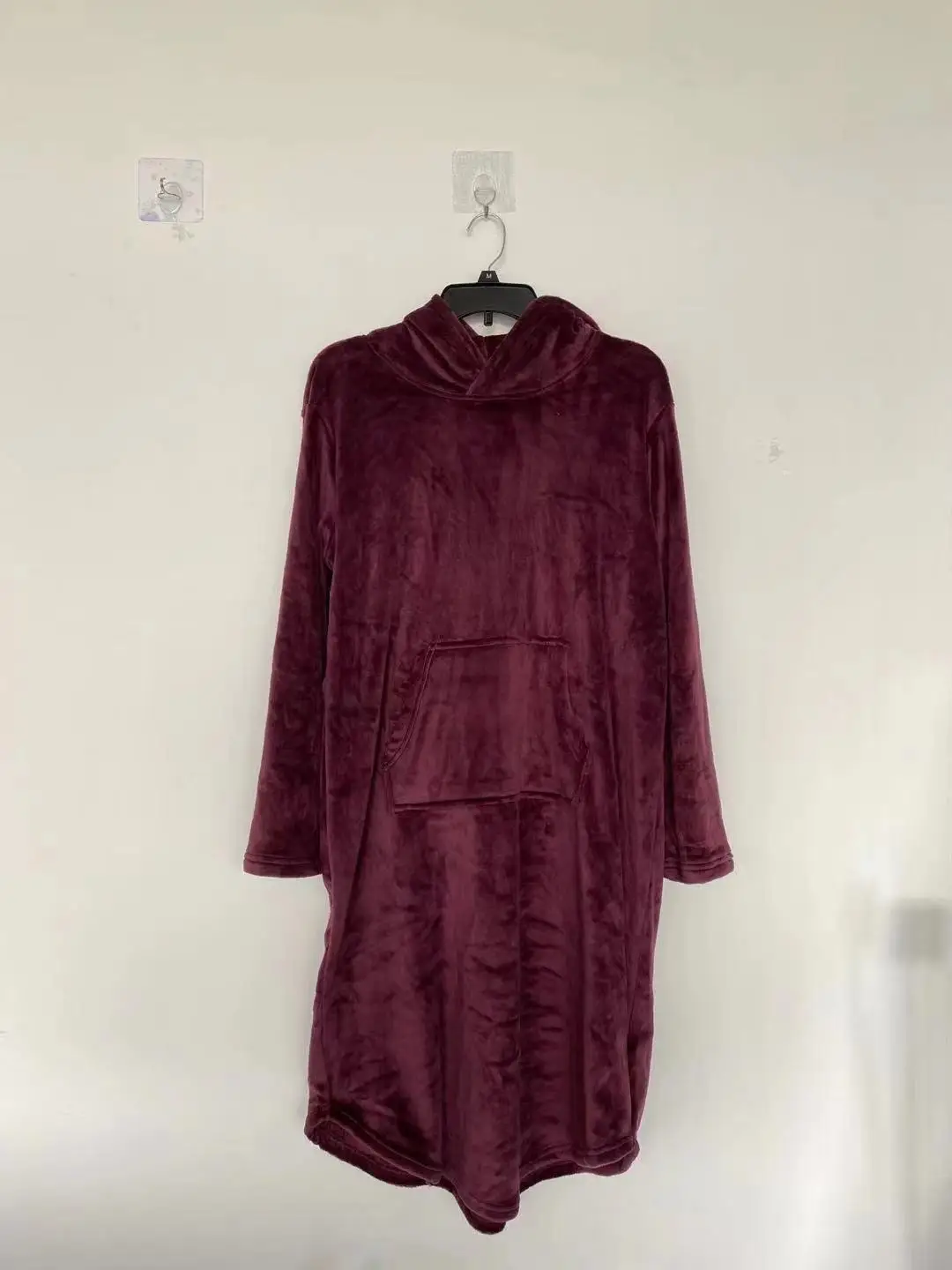 ladies fleece bathrobe