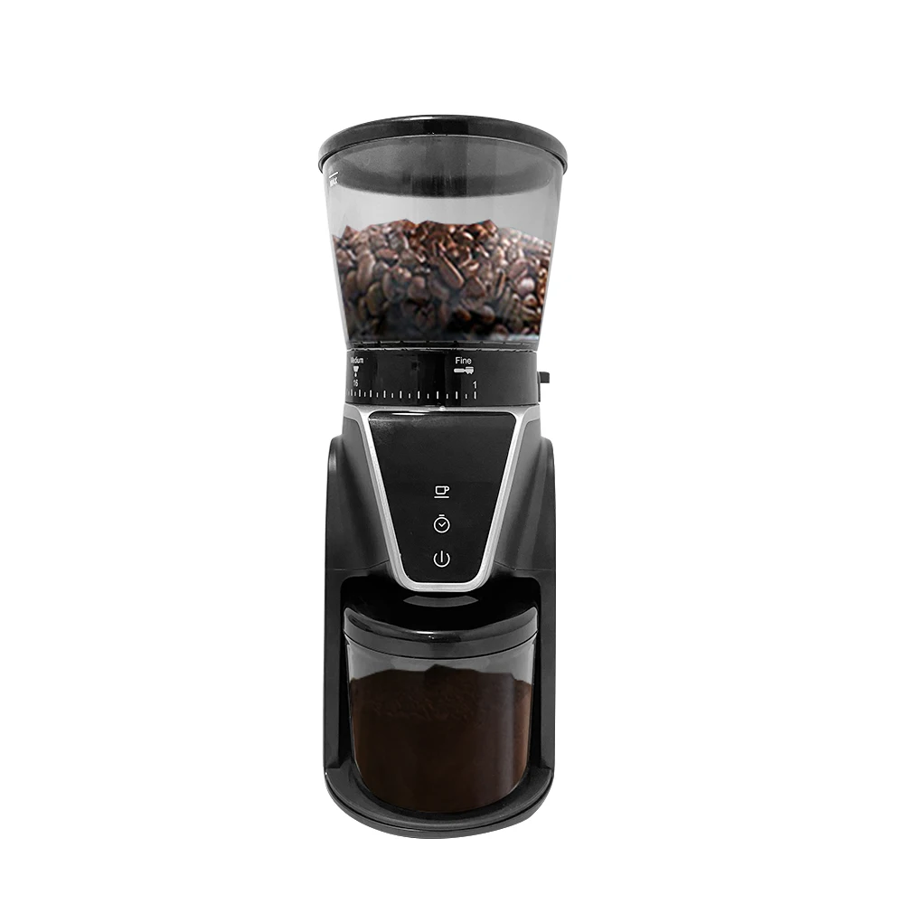 2023 Conical Burr Coffee Grinder with  Stainless Steel Electric Coffee Beans Grinder