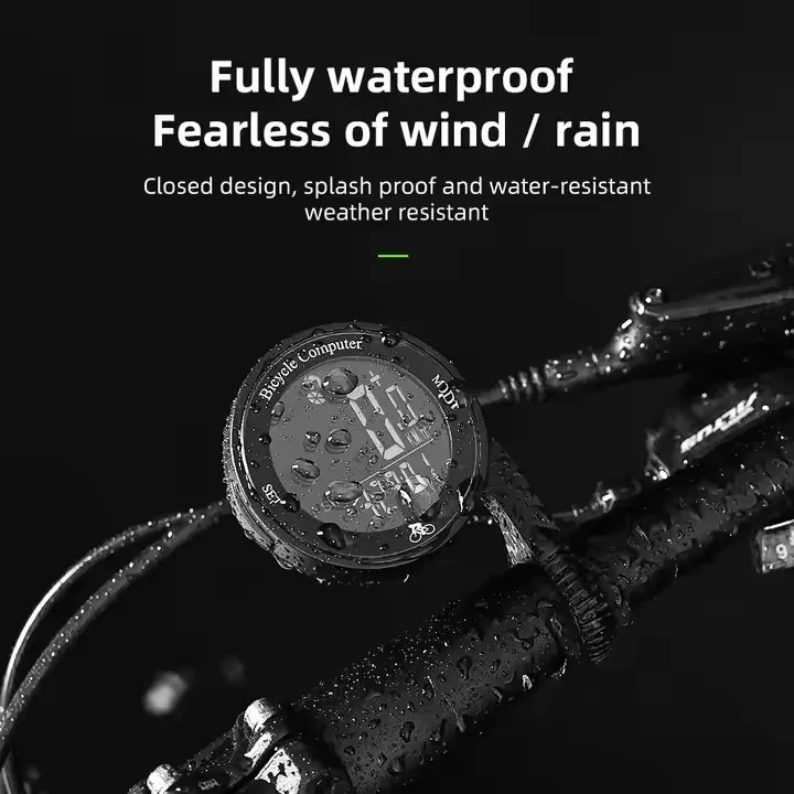 Xunting Wireless Bike Computer Waterproof Bicycle Odometer Multi Functional LCD Screen Cycling Mountain Bike Speed Meter