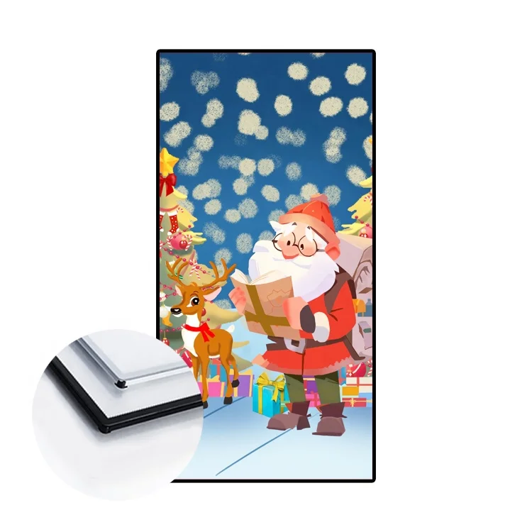 60*120cm  Led Lightbox Display sign picture frame slim snap frame menu LED light box Menu Board Display Led Thin Wall Lightbox